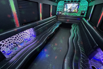 Gilbert Limo Bus Interior
