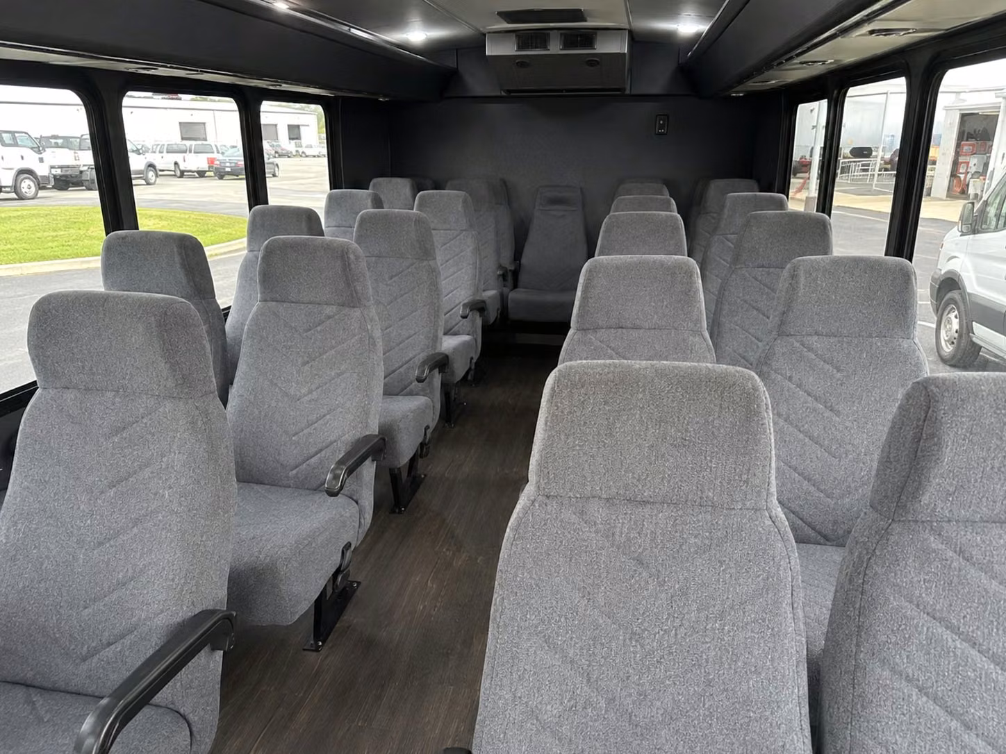 15 passenger minibus interior