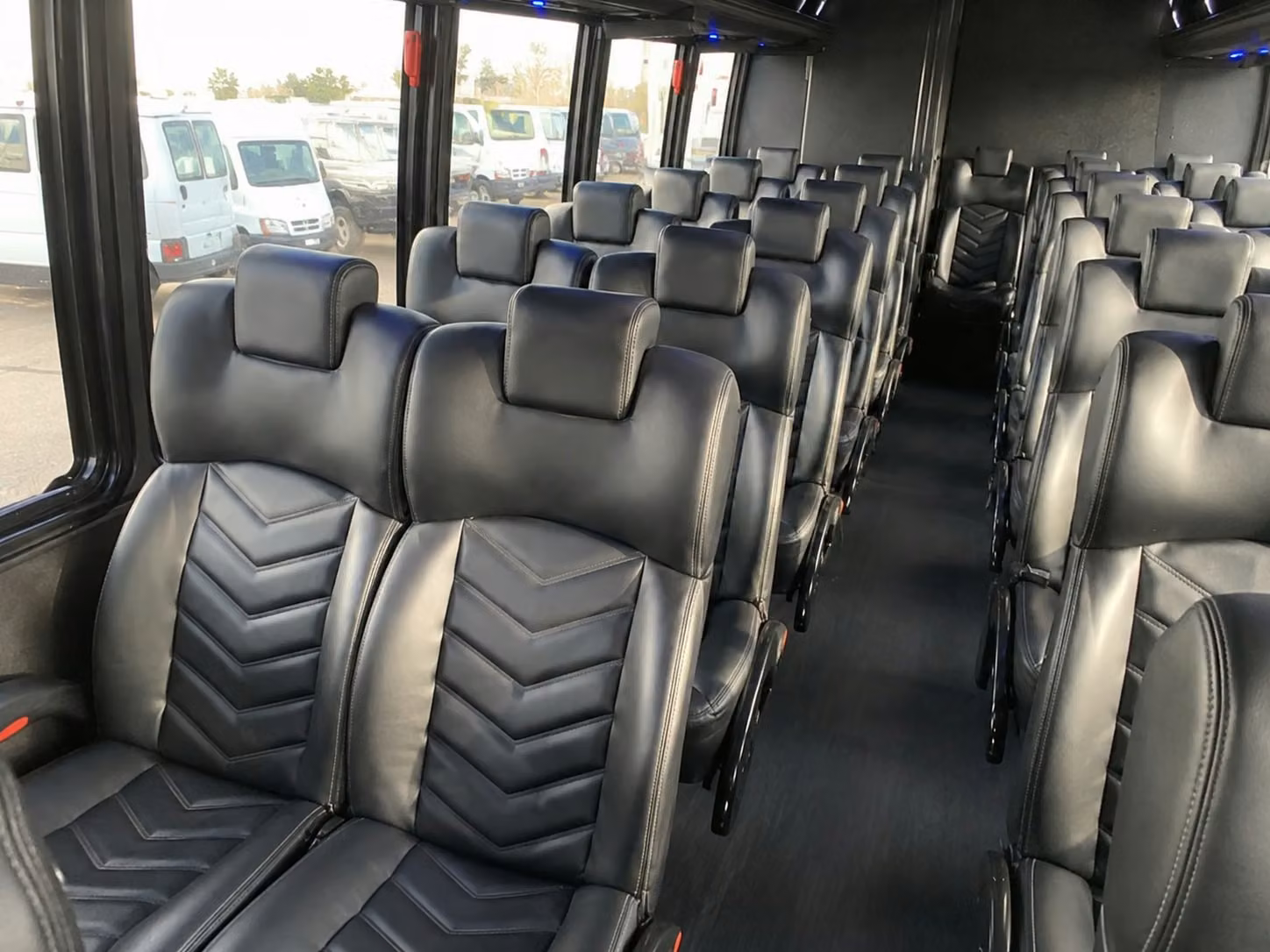 18 passenger minibus inside