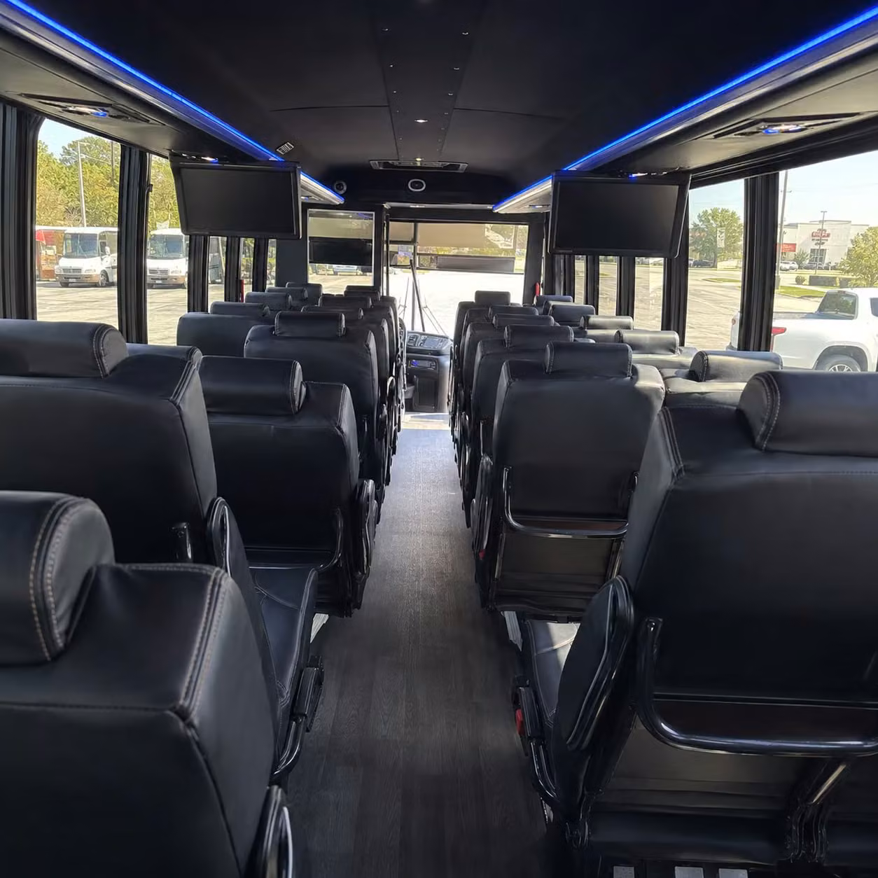 25 passenger minibus inside