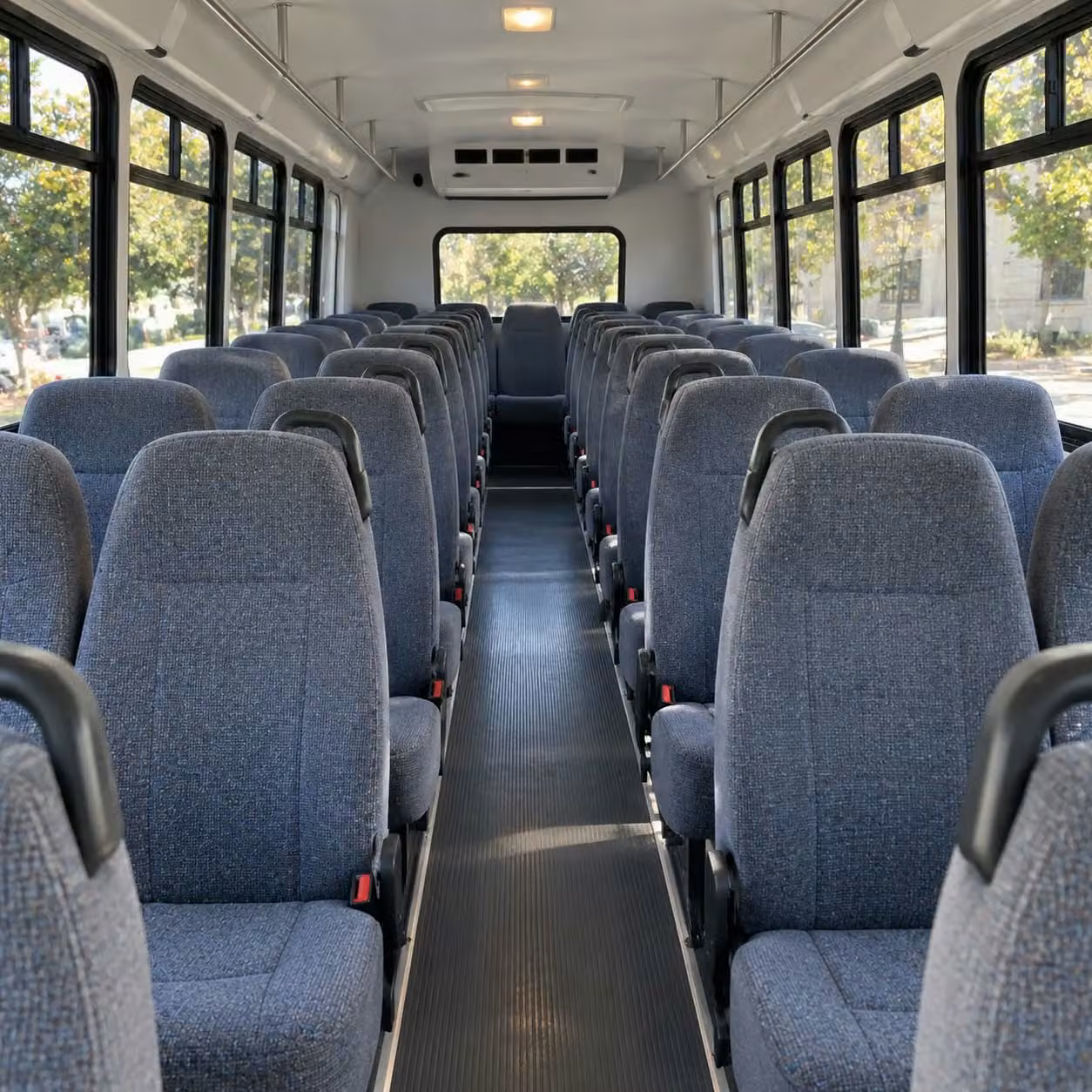 28 passenger minibus inside