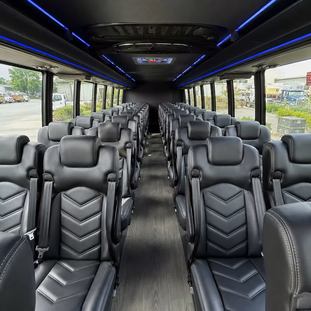 30 passenger minibus interior