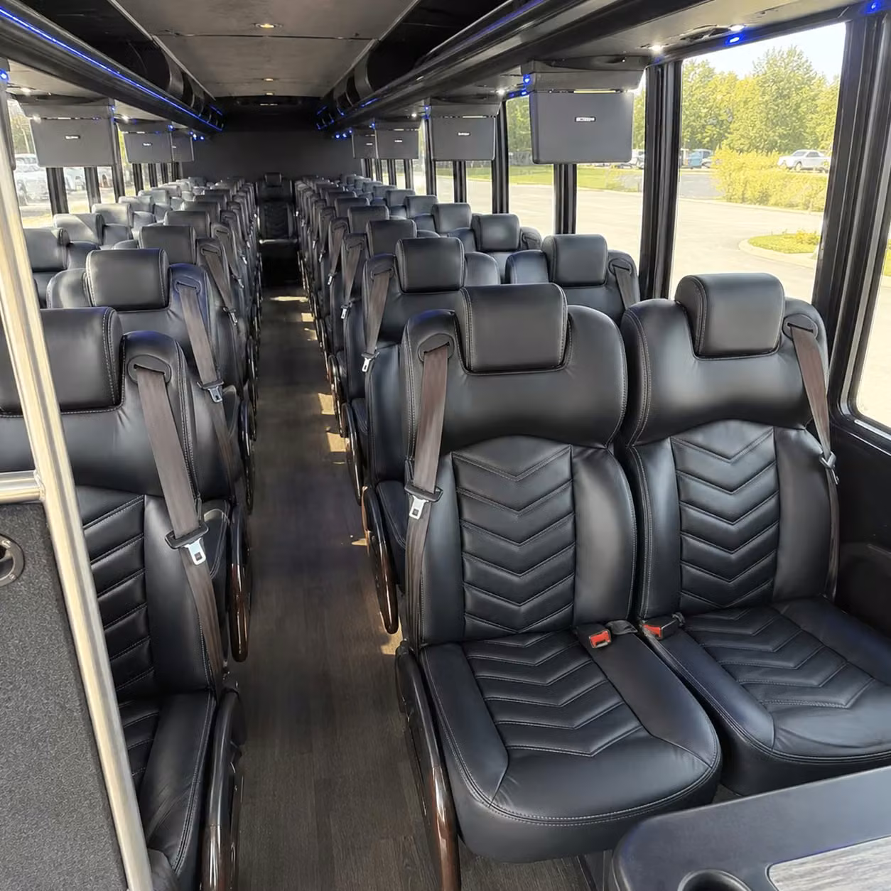 35 passenger minibus interior