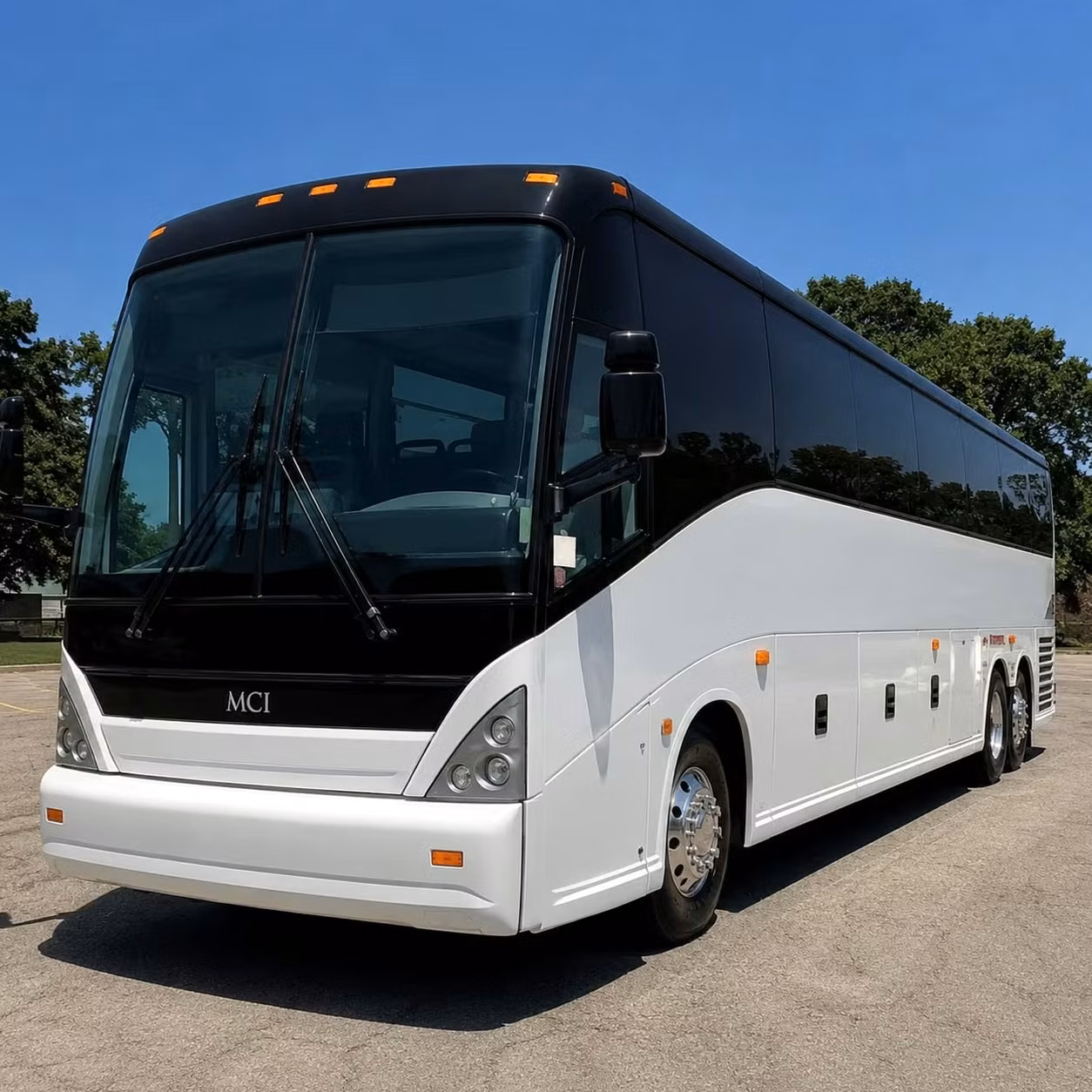 gilbert 56 passenger charter bus rental