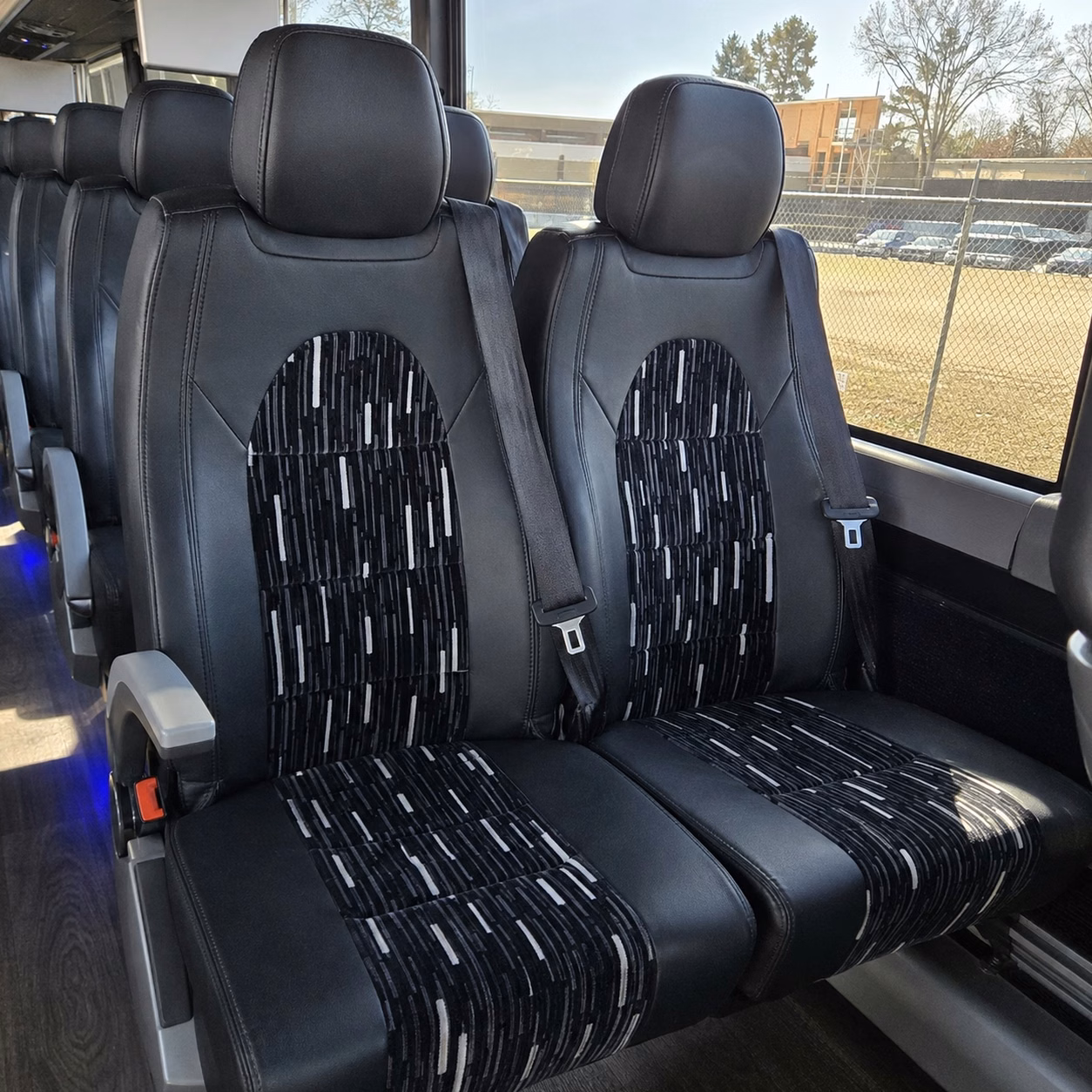 gilbert charter bus rental interior