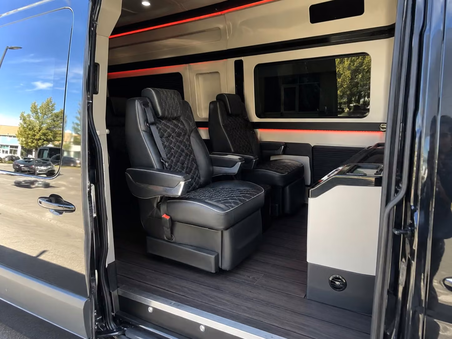 sprinter van with driver interior
